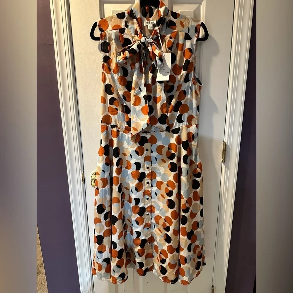 Unique Vintage Polka Dot Dress - Picture 1 of 3